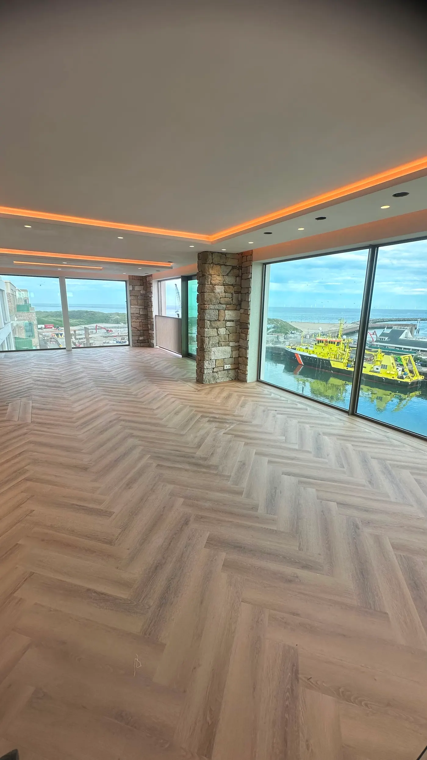 Visgraat PVC in de woonkamer